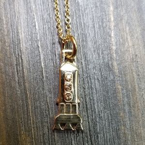 NEW W TAG!! Coach Mini Demi-Fine Rocket Necklace
